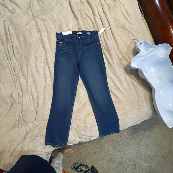 Nine West Heidi Pull On Straight Leg Jeans size 12 NWT - Picture 7 of 11